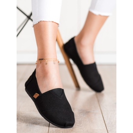 SHELOVET Slip-on mustat lenkkarit 1