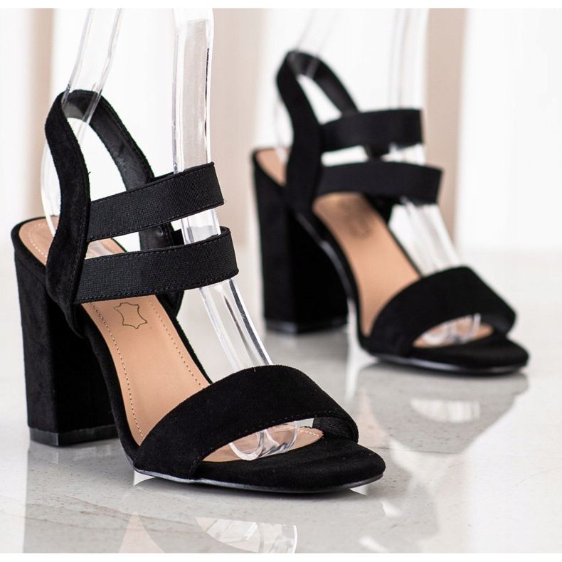 Evento Slip-on sandaalit baarissa musta 1