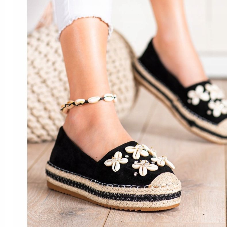 Seastar Espadrillot kuorineen musta 1