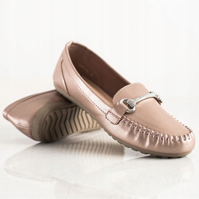 Queentina Tyylikäs Loaferit Kuutiometriä Zirkonia beige 1
