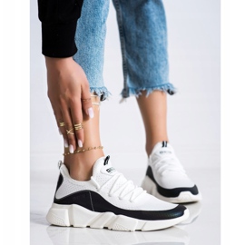 Naisten lenkkarit Big Star FF274A052 valkoinen musta 1