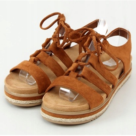Sandaalit espadrilles camel W86 Camel ruskea 1