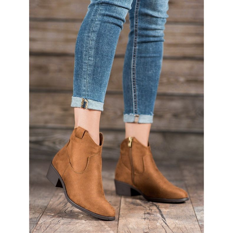 Filippo Mokkanahkaiset cowboy -saappaat ruskea 2