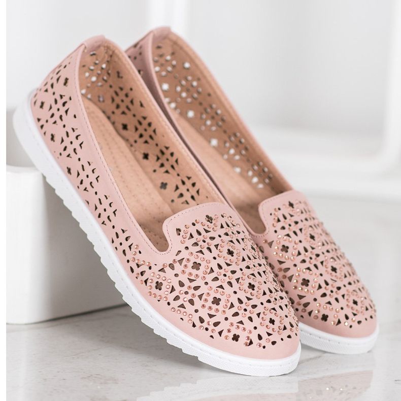 Weide Herrat kristallien kanssa vaaleanpunainen 2