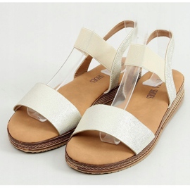 Kultaiset naisten sandaalit K-99153 Gold kultainen 1