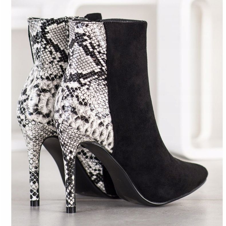 Small Swan Sexy Pin Snake Print musta 1