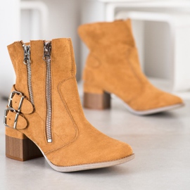 Bella Paris Kamelin muotisaappaat ruskea monivärinen 1