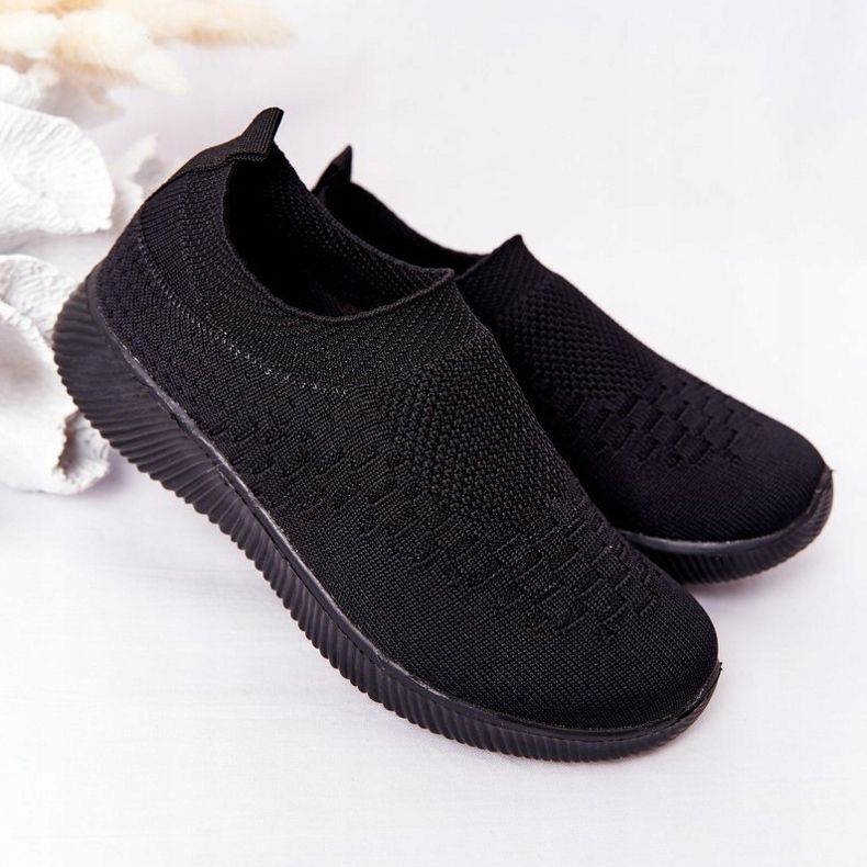 EVE Lasten urheilukengät Slip-On Black School Trip musta 1