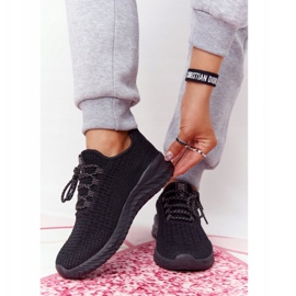 Naisten urheilukengät Memory Foam Big Star HH274298 Musta 2