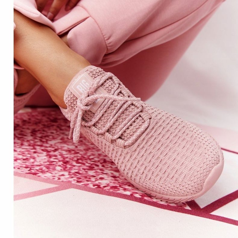 Naisten urheilukengät Memory Foam Big Star HH274299 Vaaleanpunainen 2