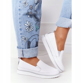 Naisten lenkkarit Slip-On S.Barski Valkoinen 2