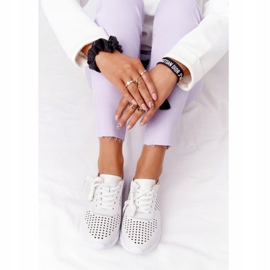 S.Barski Avoimet nahkaverhoilukengät S. Bararski Valkoinen 1