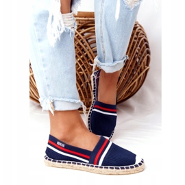 Naisten Espadrilles Big Star HH274483 Navy Blue sininen 3