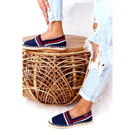 Naisten Espadrilles Big Star HH274483 Navy Blue sininen 2