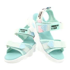 American Club Tyttöjen vihreät sandaalit vihreät RL32/21 3