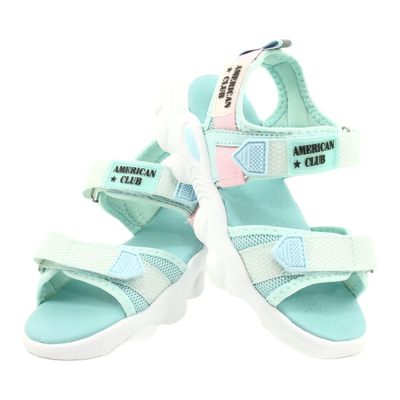 American Club Tyttöjen vihreät sandaalit vihreät RL32/21 3