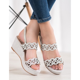 Aclys Wedge sandaalit harmaa 1