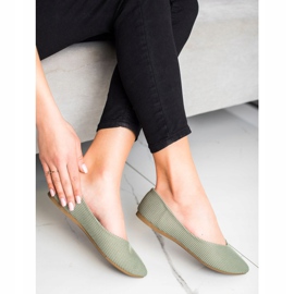 VINCEZA raidalliset ballerinat vihreä 1