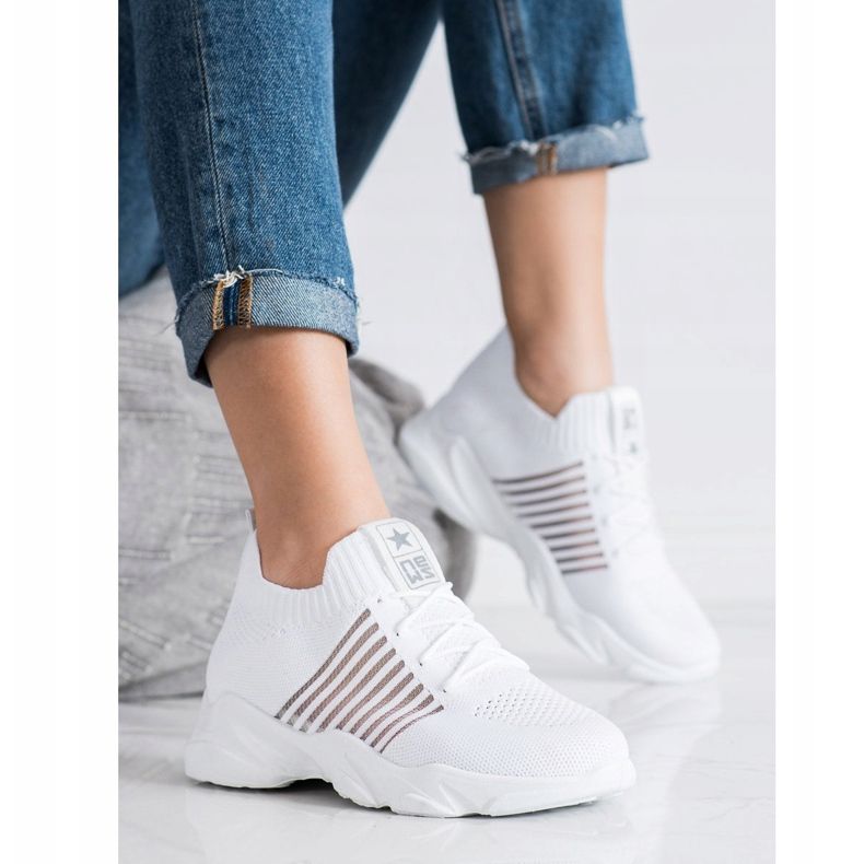 SHELOVET Vaalean valkoiset urheilukengät valkoinen 2