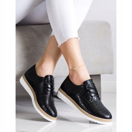 SHELOVET Mustat Snake Print -kengät 2