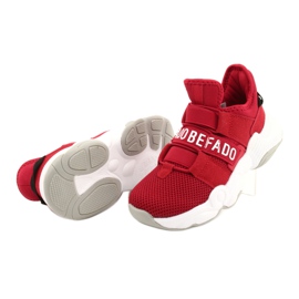 Befado lasten kengät 516X064 valkoinen punainen 5