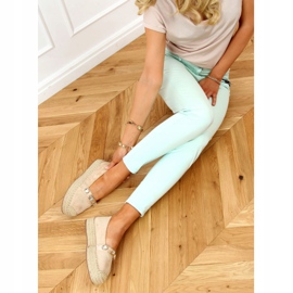 Espadrillot kivillä beige 100-131-SC-1 Beige 2