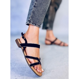 Mustat naisten sandaalit H8-177 Musta 2