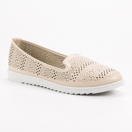 Weide Avoimet herrat beige 1