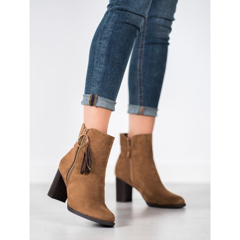 Filippo Tyylikkäät mokkanahkakengät ruskea 1