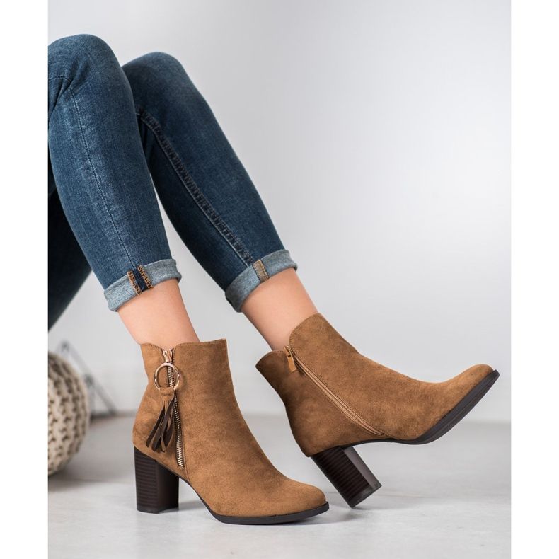 Filippo Tyylikkäät mokkanahkakengät ruskea 2