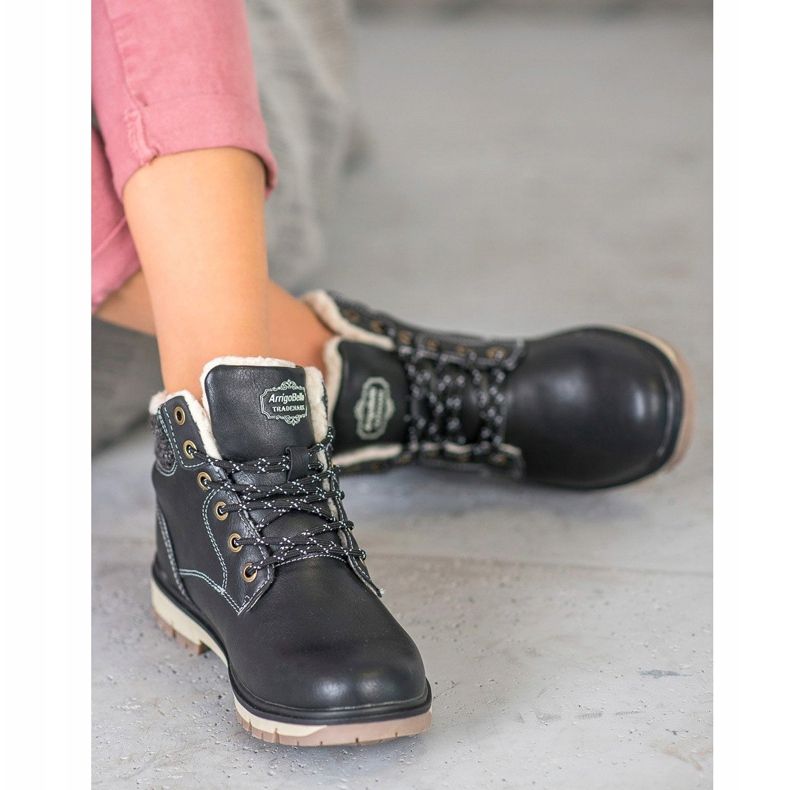 Arrigo Bello Lace-up Trappers musta 1