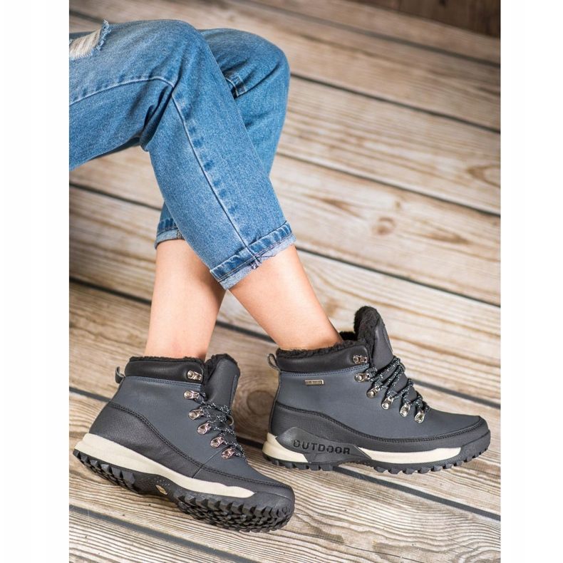 Ax Boxing Navy Blue Trappers tummansininen 2
