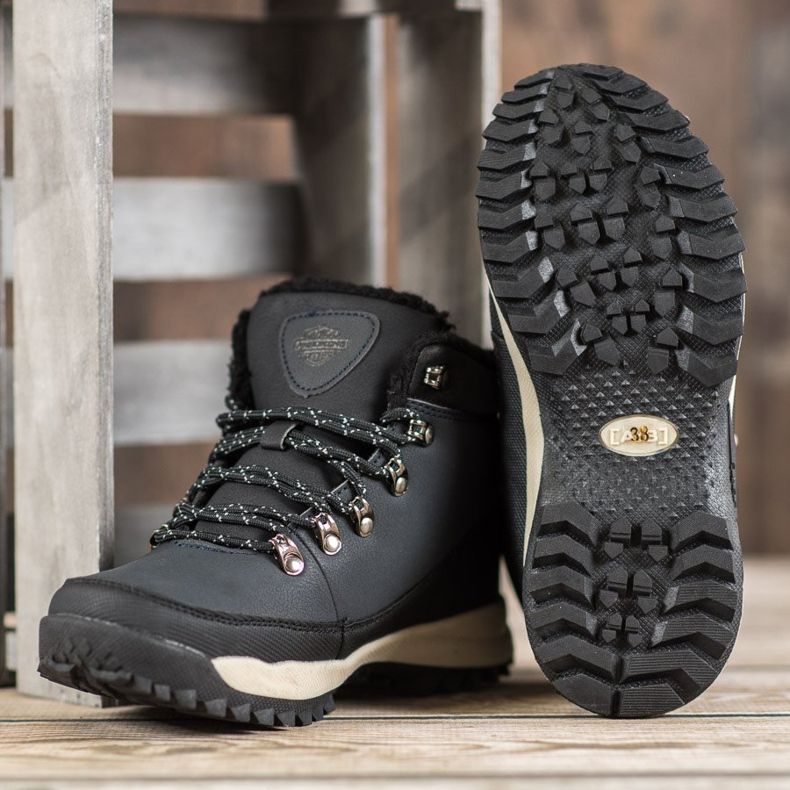Ax Boxing Navy Blue Trappers tummansininen 1