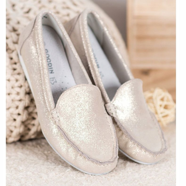 Goodin Kultaiset Loaferit Glitterillä kultainen 1