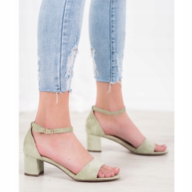 Seastar Mukavat korkokengät sandaalit vihreä 2