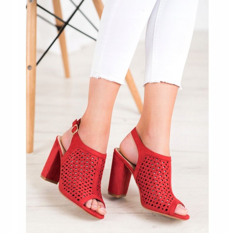 Weide Avoimet sandaalit baarissa punainen 1