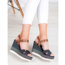 SHELOVET Wedge sandaalit monivärinen 1