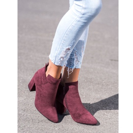 VINCEZA korkeat saappaat punainen 1