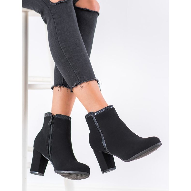 Weide Tyylikkäät saappaat musta 1