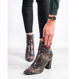 Goodin Saappaat Spitz Snake Print monivärinen 1