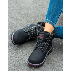 Arrigo Bello Lämpimät vaelluskengät musta 1