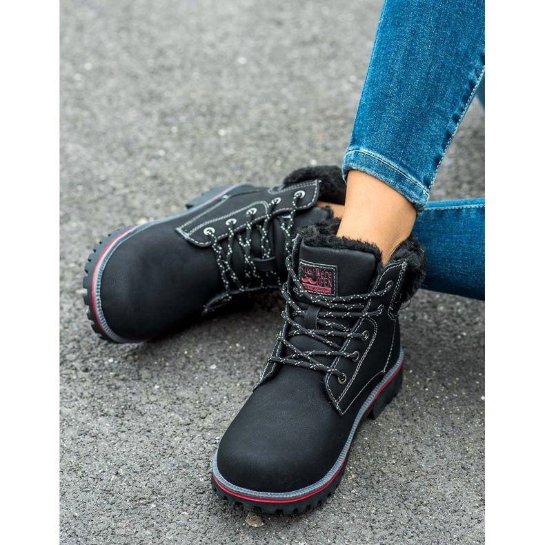 Arrigo Bello Lämpimät vaelluskengät musta 1