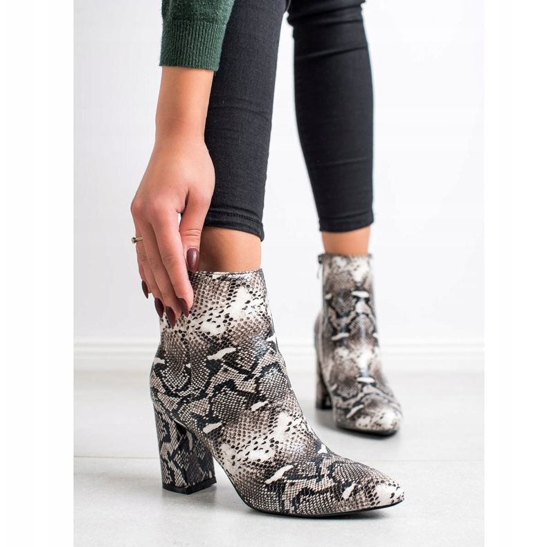 Goodin Saappaat Spitz Snake Print monivärinen 1