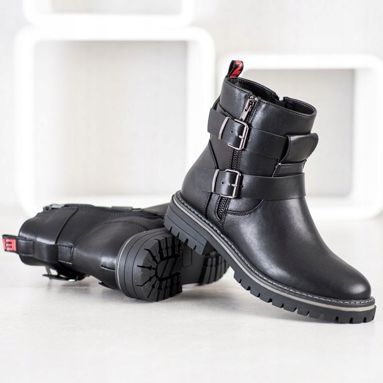 J. Star Työntekijät soljilla musta 2