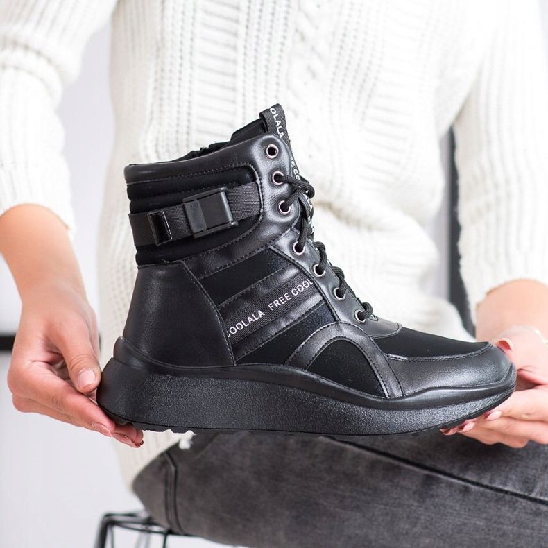 SHELOVET Eristetyt urheilukengät musta 2