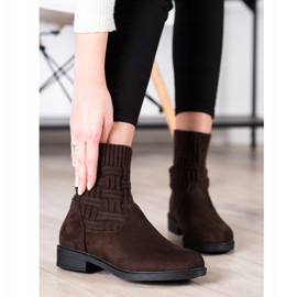 SHELOVET Slip-on mokkanahkakengät ruskea 1