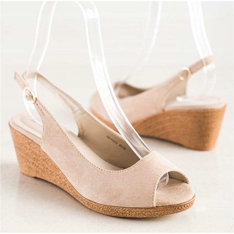 Goodin Rento Wedge sandaalit beige 1
