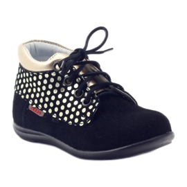 Tyttöjen saappaat Zarro 82/4 mustakultaa kultainen 1