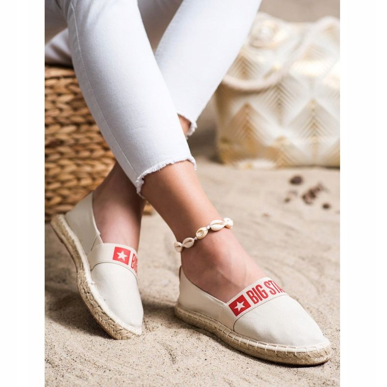 Naisten espadrillit Big Star HH274474 beige 1