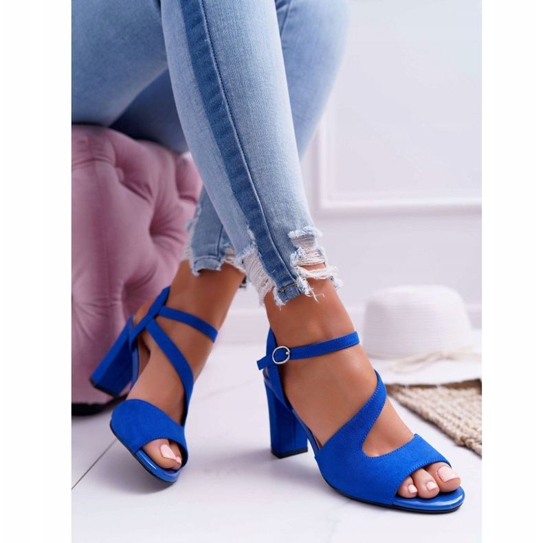 Sandaalit baarissa Sergio Leone SK868 Blue sininen 2